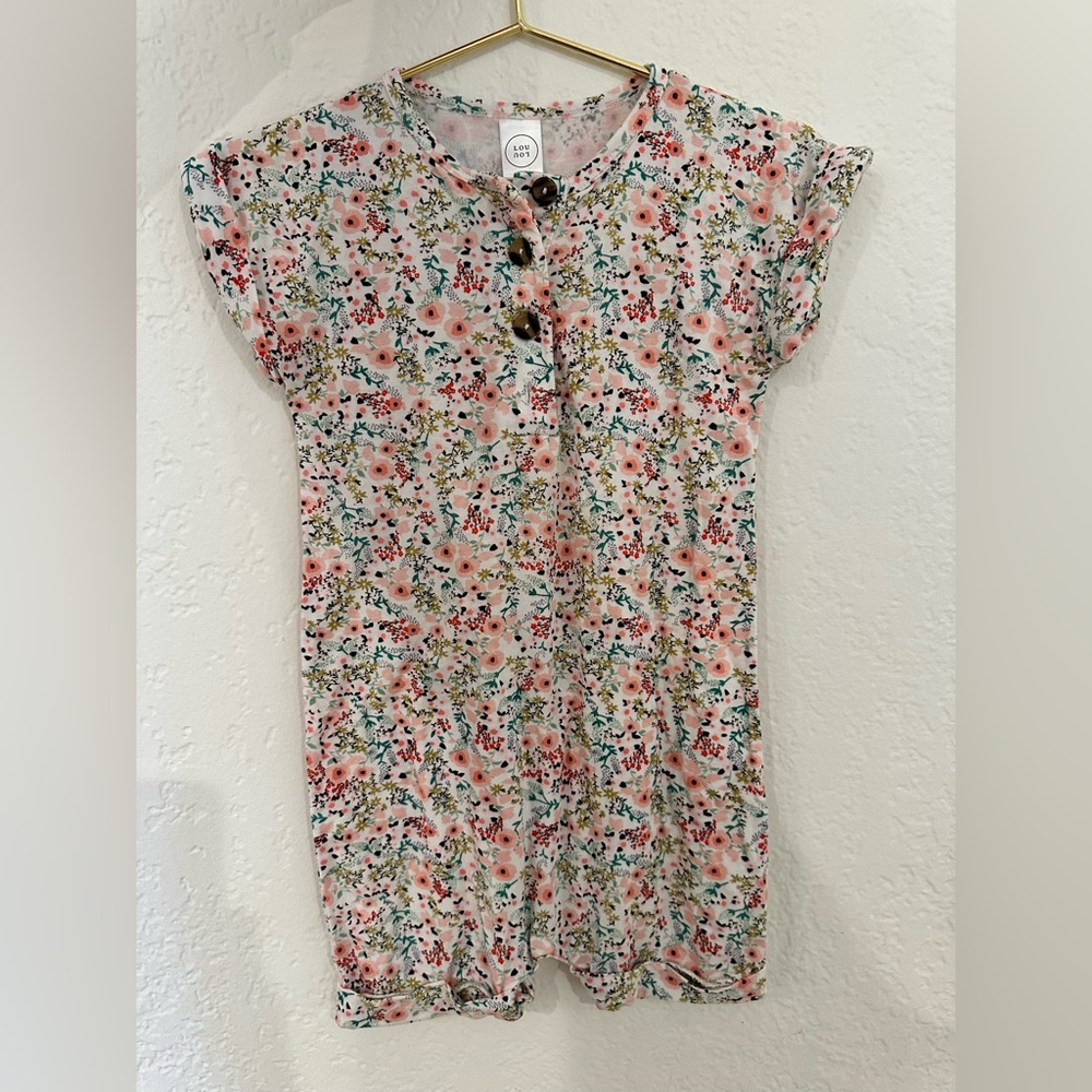 Lou Lou & Co Floral Romper | 2T